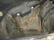 Damage Visible Inside Left Rear